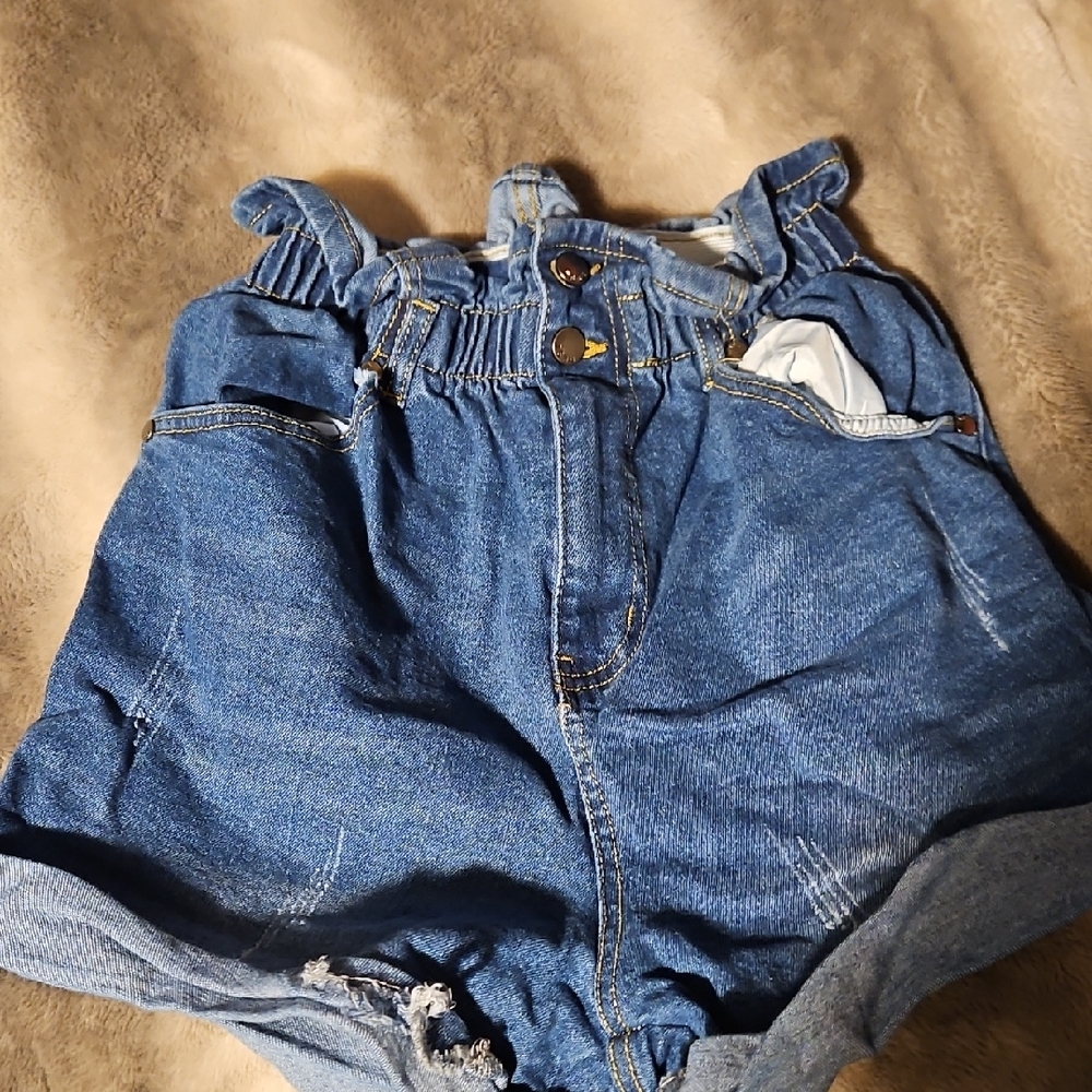 High Waist Denim Shorts